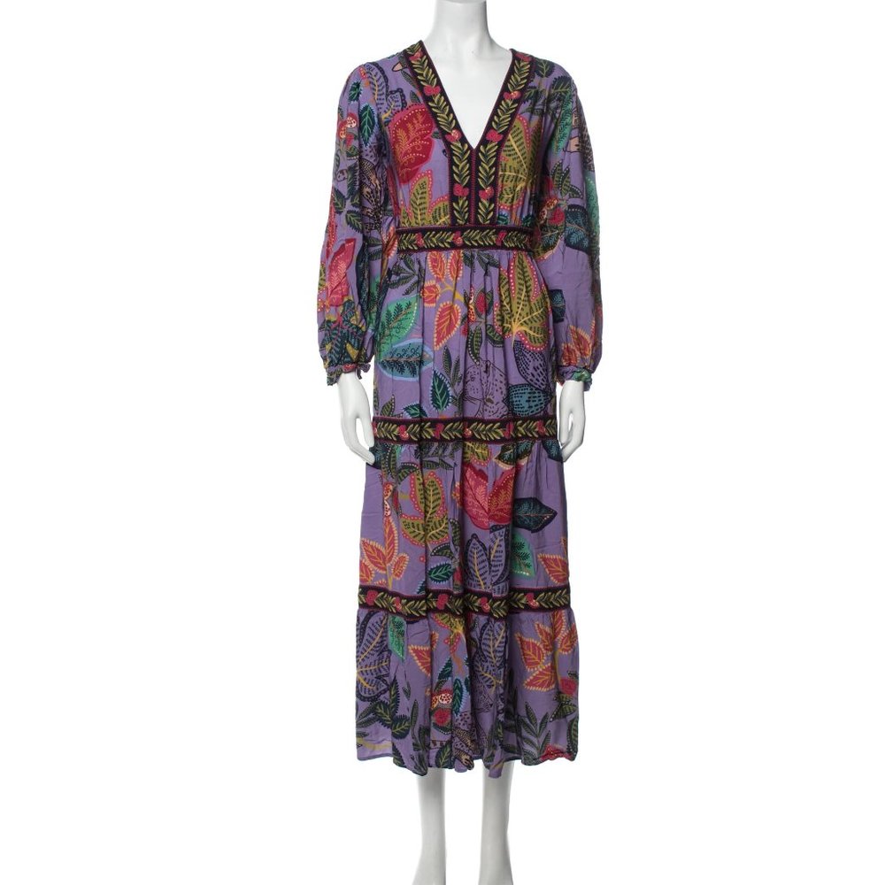 FARM RIO Printed Long Dress size GG (US size large)